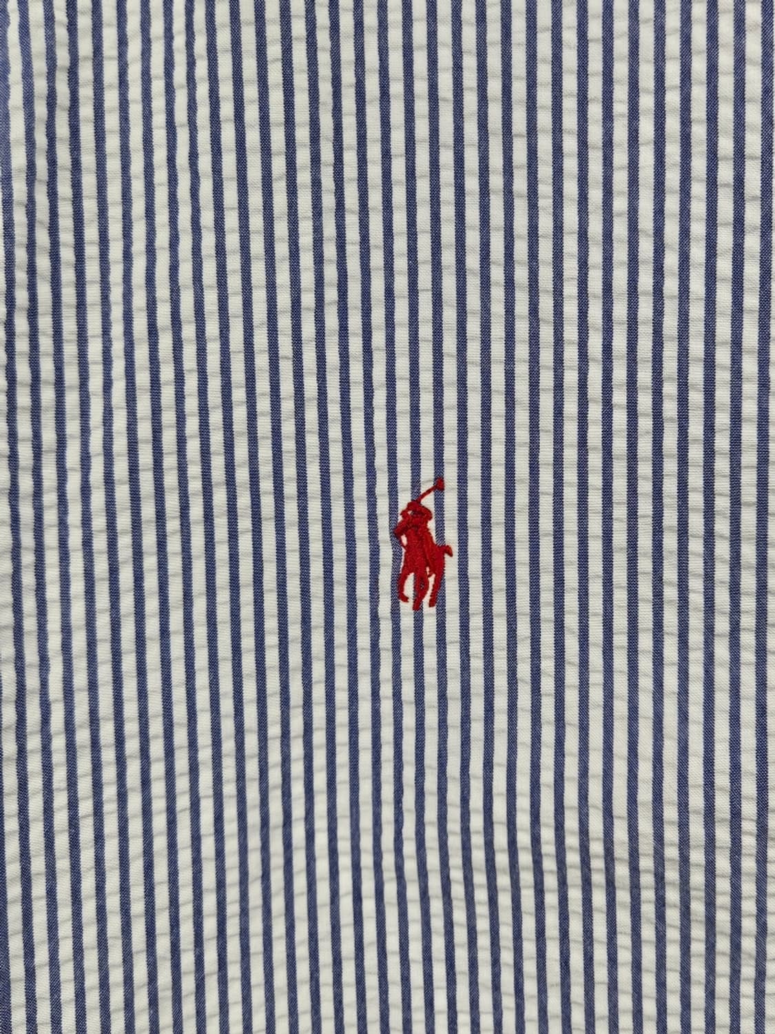 폴로랄프로렌 시어서커 스트라이프 반팔 셔츠 ( XL ) / 11854 상품이미지5