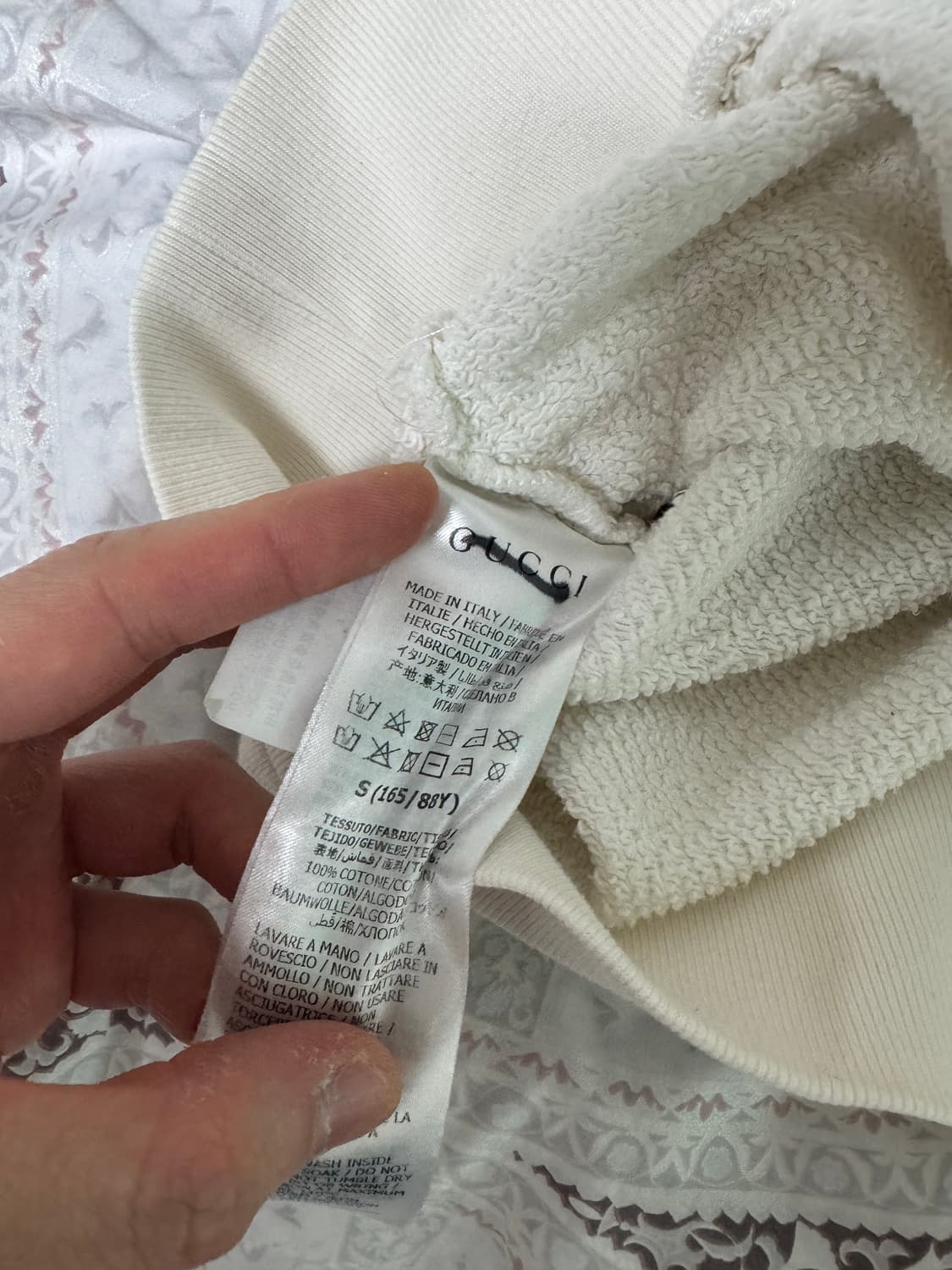 구찌 X 카이 맨투맨 상품이미지3