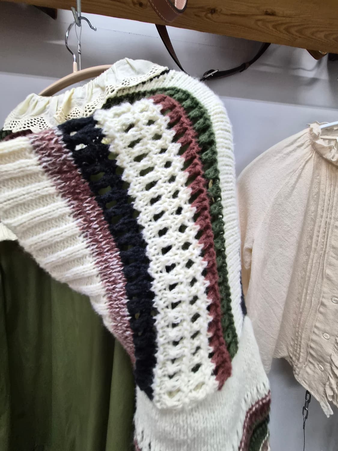 크롭 벌룬 니트 볼레로 상품이미지5