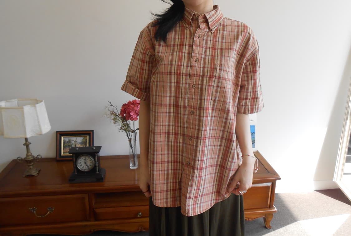 선셋 체크 엉클 셔츠 상품이미지2