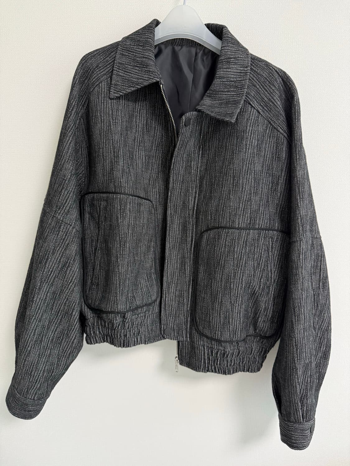 엘무드 트위드 블루종 상품이미지1