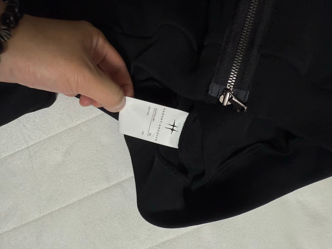 [XL] Carnet Archive 카르넷 아카이브 홀스슈 후드 집업 상품이미지3