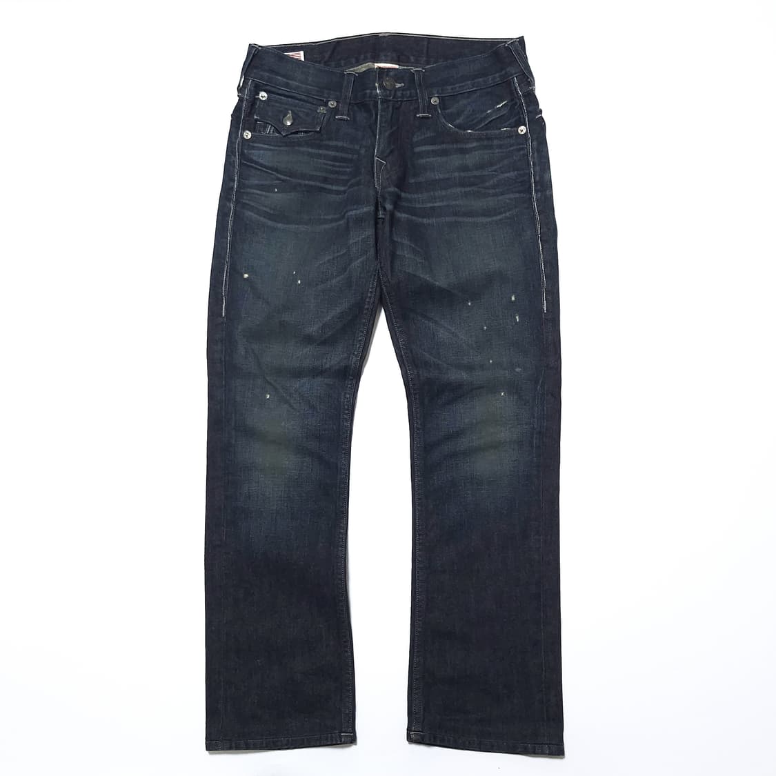 트루릴리전 USA 리키 스트레이트 워싱 데님 팬츠 상품이미지1