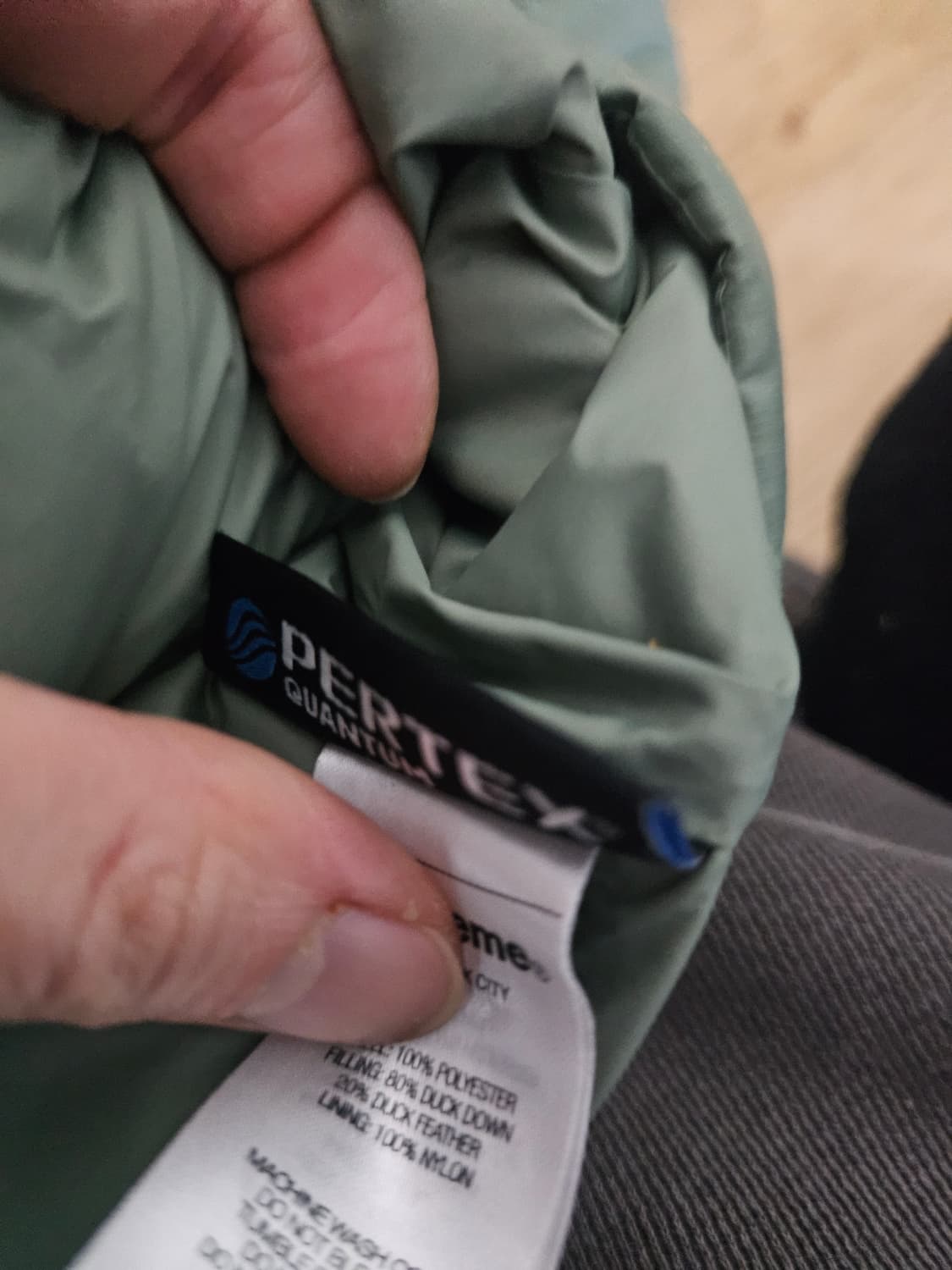 슈프림 마이크로다운 하프집후드 풀오버 올리브 - 23FW 상품이미지10