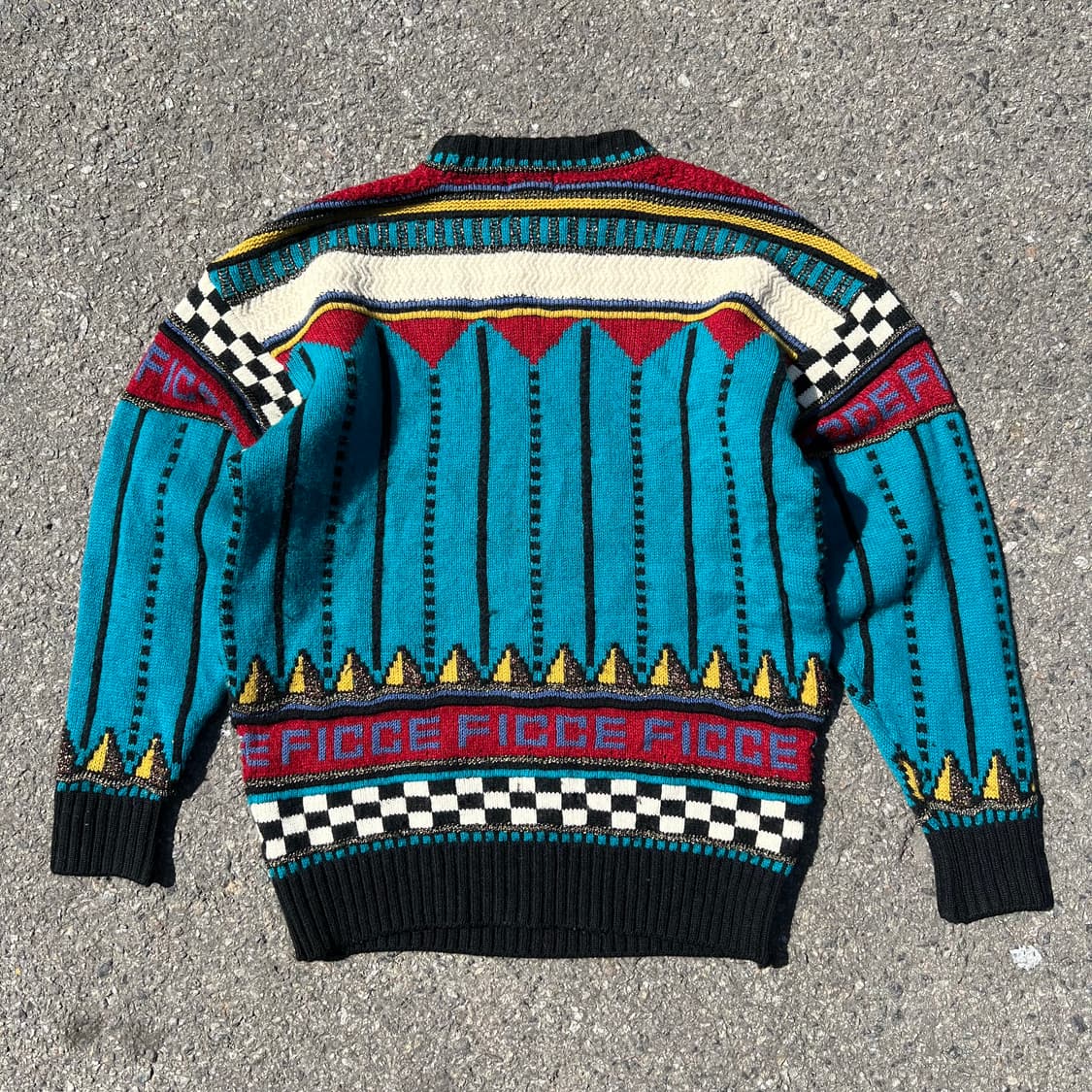 80’s Ficce 트로이 목마 니트 스웨터 상품이미지5