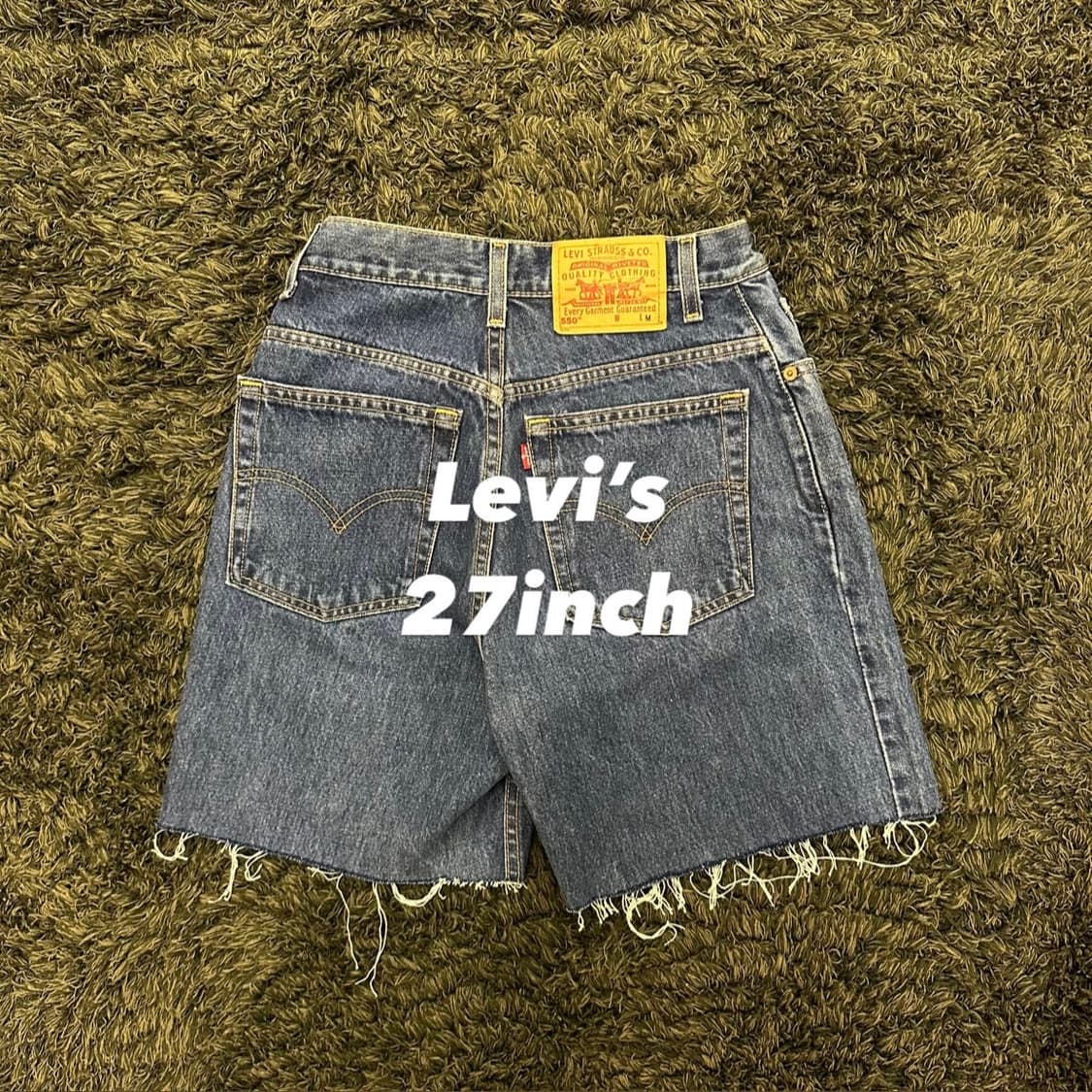 (27inch) 빈티지 리바이스 데님 쇼츠 청 반바지 상품이미지1
