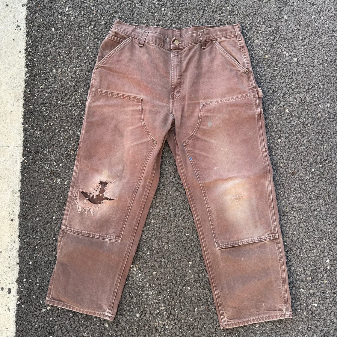 OG Carhartt 칼하트 더블니 B136 DKB 38x30 상품이미지1