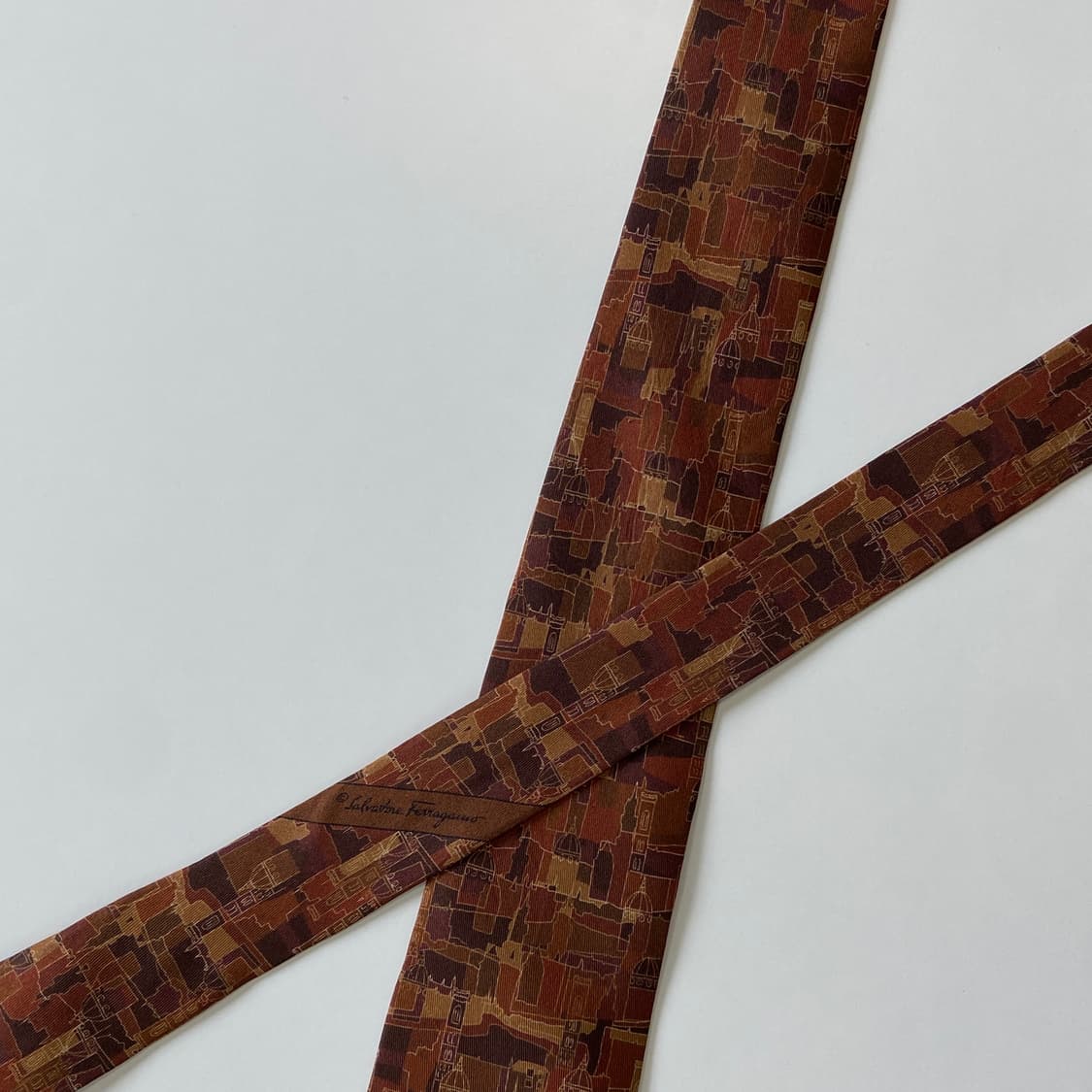페레가모(Ferragamo) 명품 정품 넥타이 상품이미지4