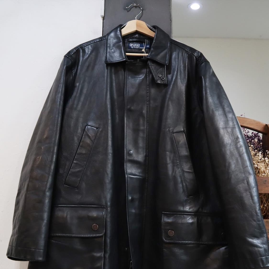 폴로 리얼레더 필드 자켓 상품이미지2