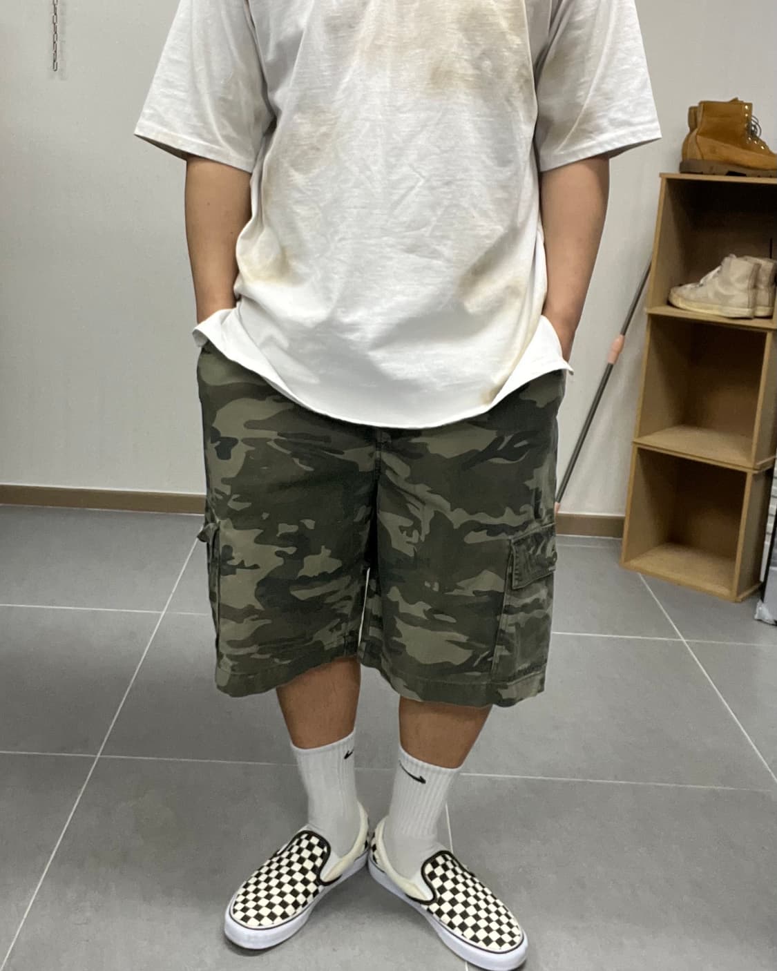 (~38)밀리터리 카고 반바지-M2088 상품이미지2