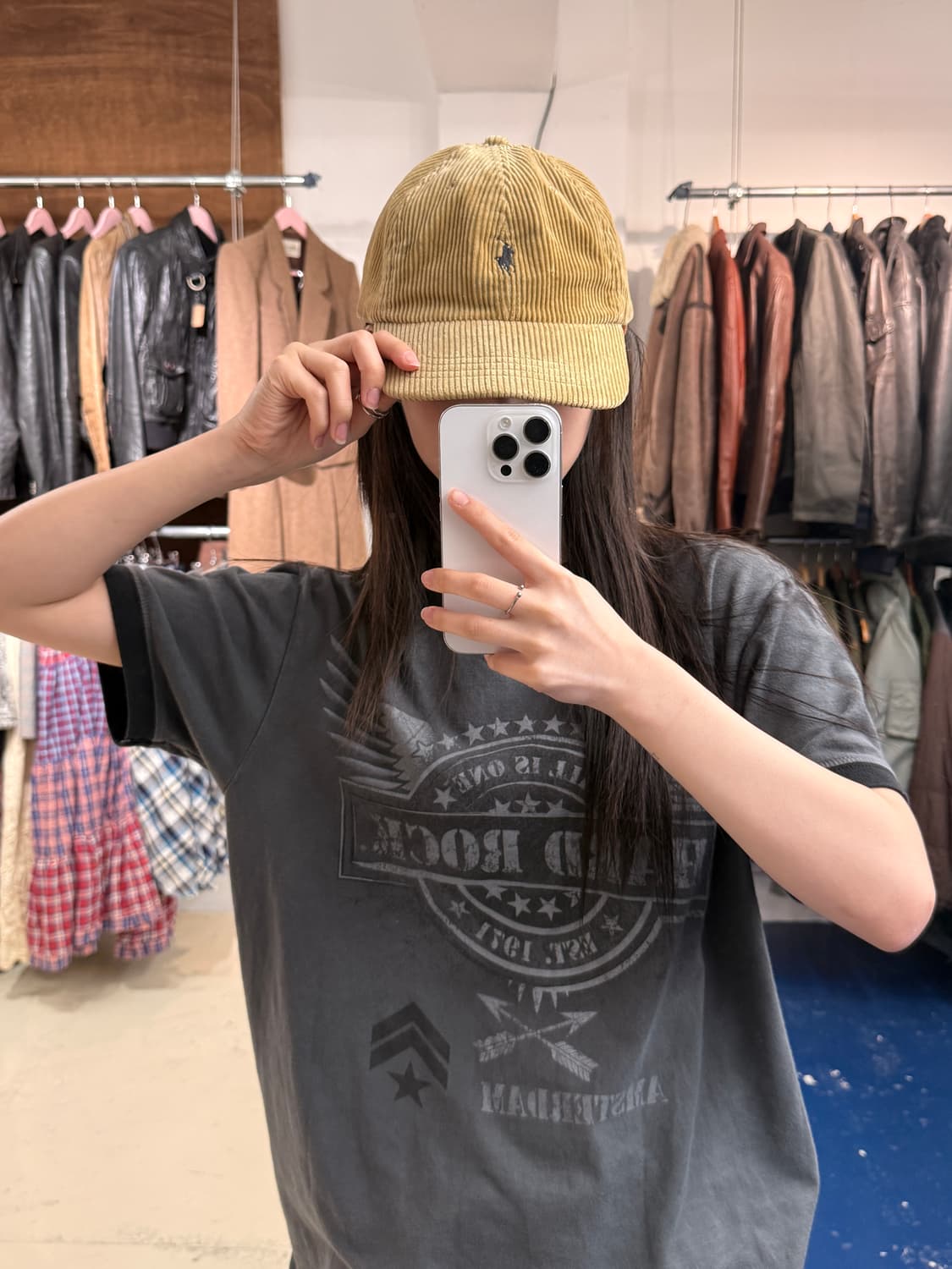 PRL 폴로 랄프로렌 코듀로이 볼캡 상품이미지4