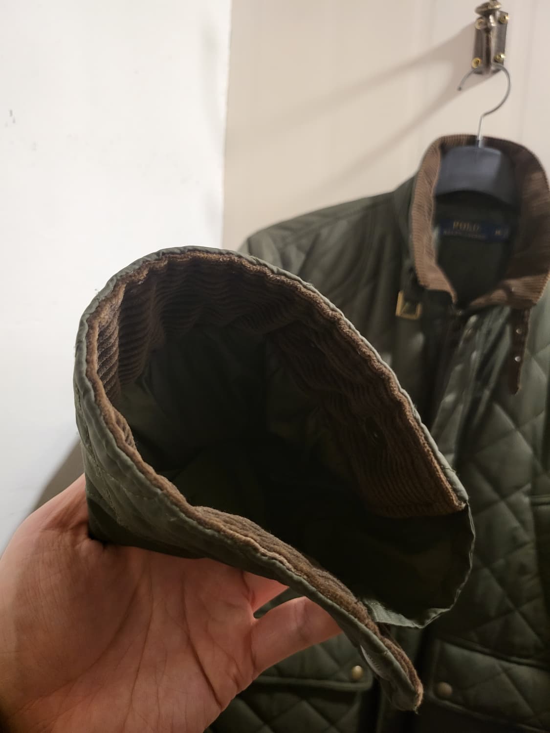 폴로 랄프로렌 카키 퀼팅 자켓 상품이미지5