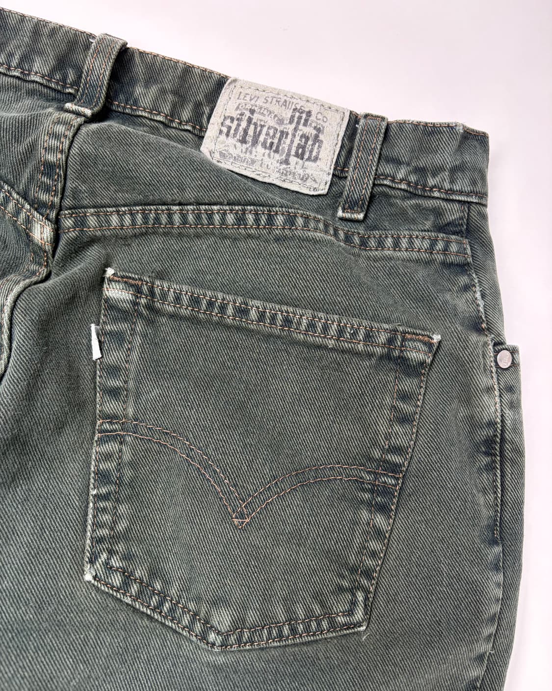 90s Levi's Silvertab Jeans (army green) 상품이미지5