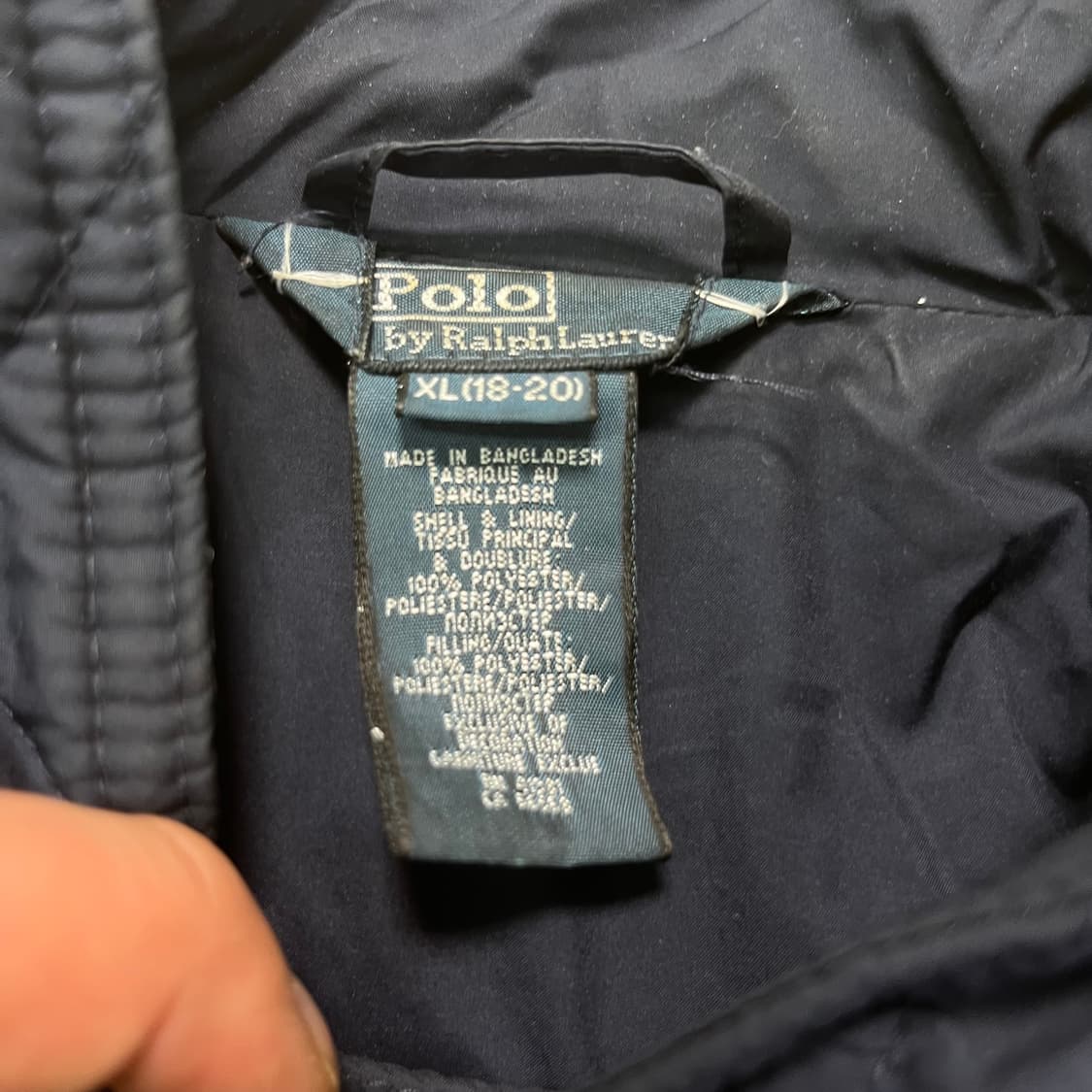 100 폴로 랄프로렌 포니로고 퀄팅 자켓 상품이미지3