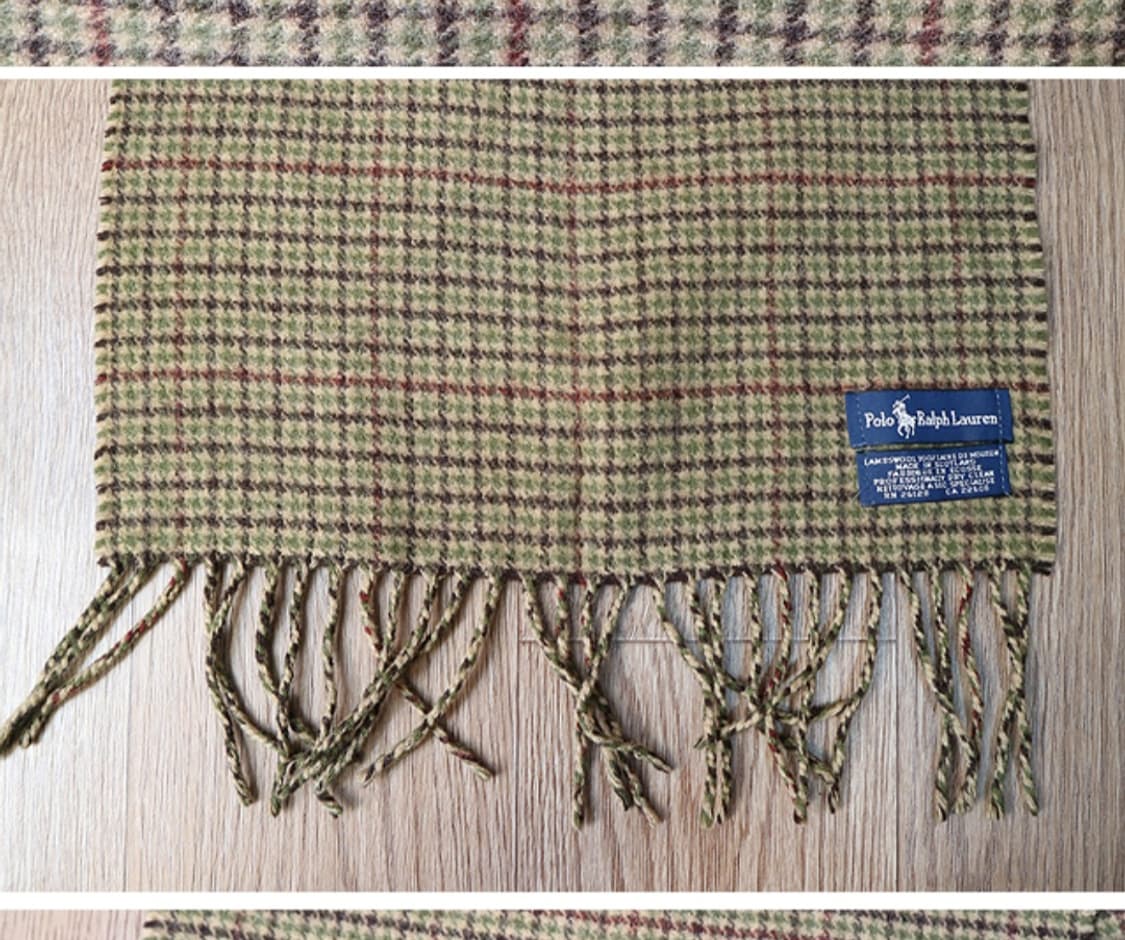 스코틀랜드 메이드 polo ralph lauren 폴로랄프로렌
머플러 상품이미지5
