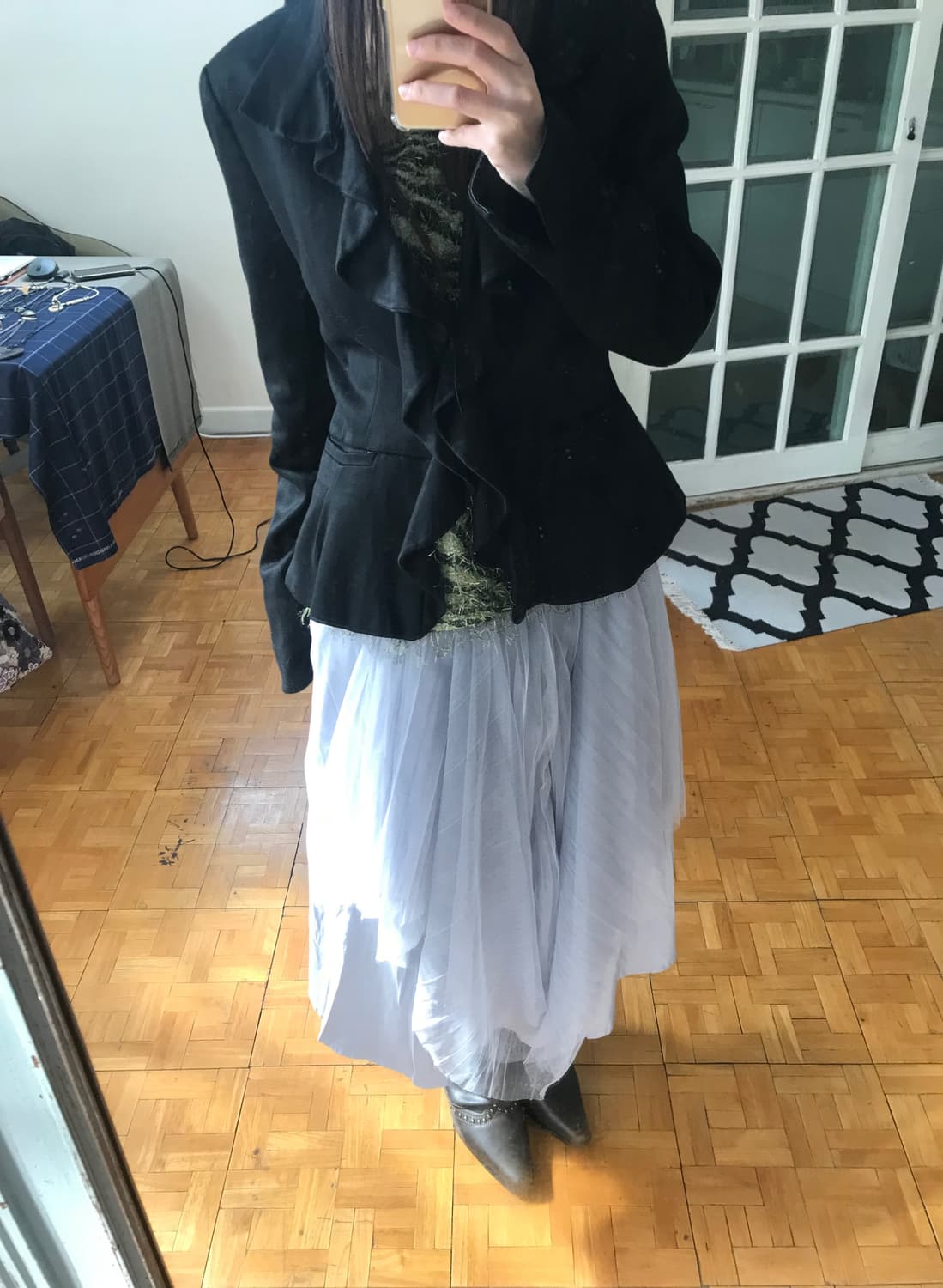 vintage grey sha skirt (free) 상품이미지3