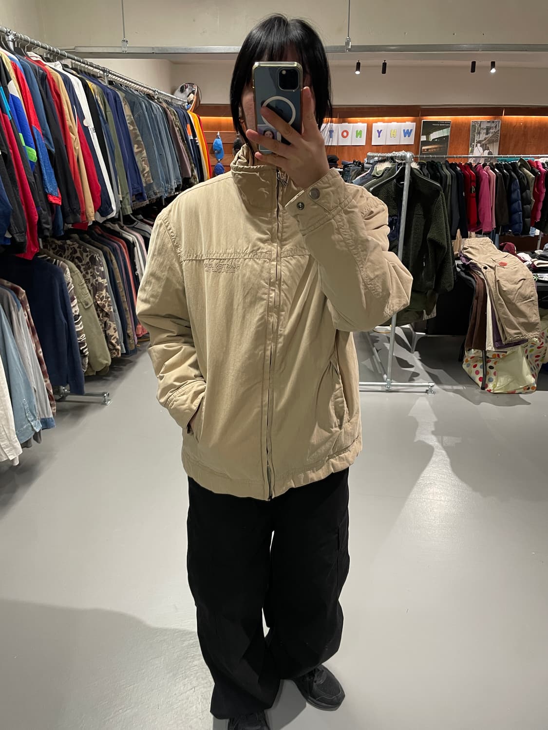 빈티지 블루종 플리스 자켓   상품이미지4