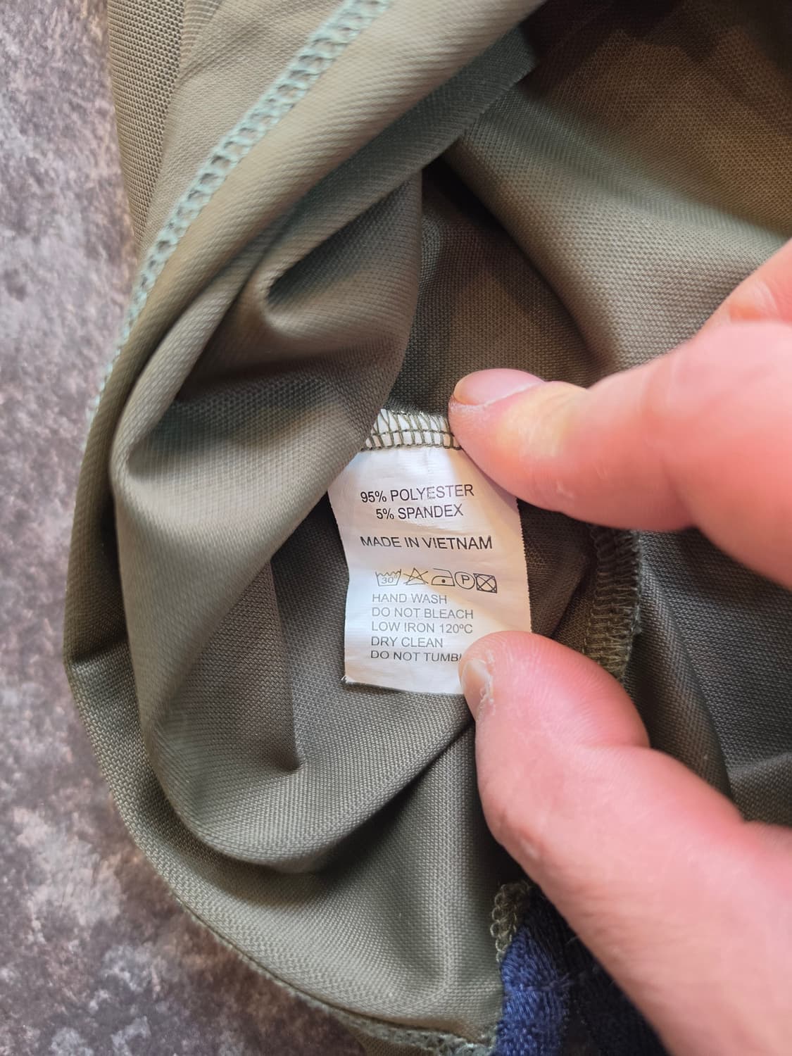 말본 골프 반팔 카키색 폴로티 - XXL 상품이미지5