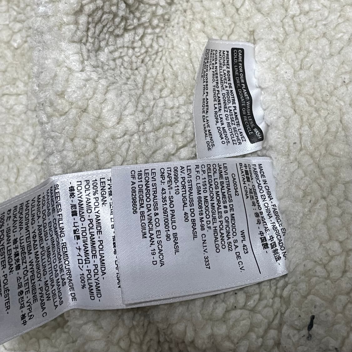 [L] 리바이스 빈티지 써클R 쉐르파 데님 트러커 자켓 상품이미지4