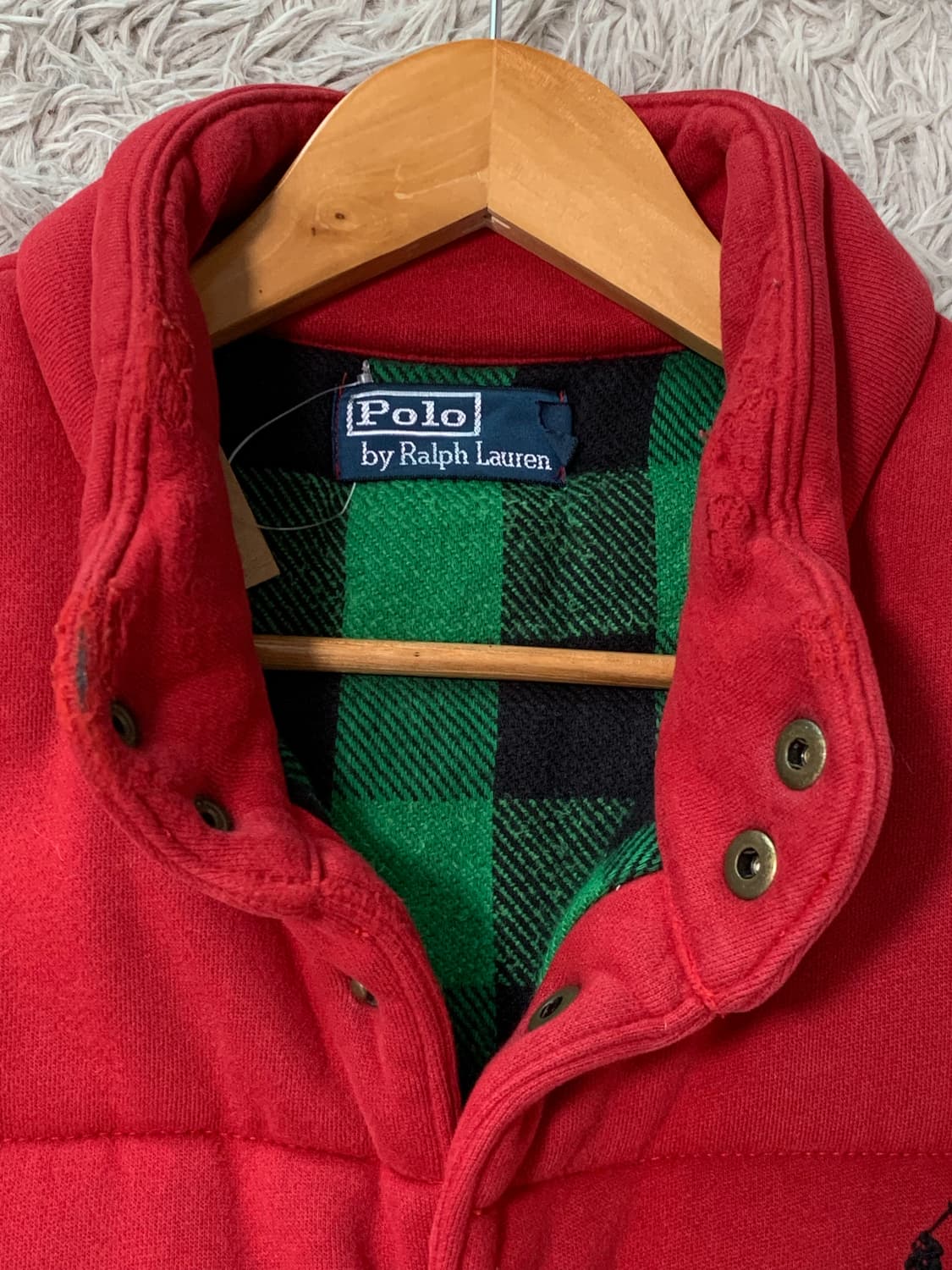 폴로 랄프 로렌 패딩 조끼 베스트 (공용L) 상품이미지5