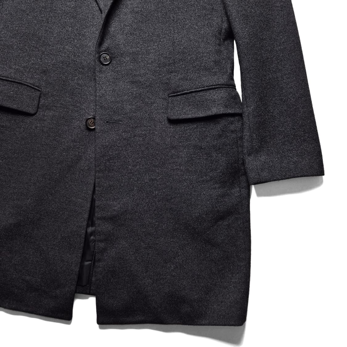 [L] 솔리드옴므 울캐시미어 싱글 코트 상품이미지5