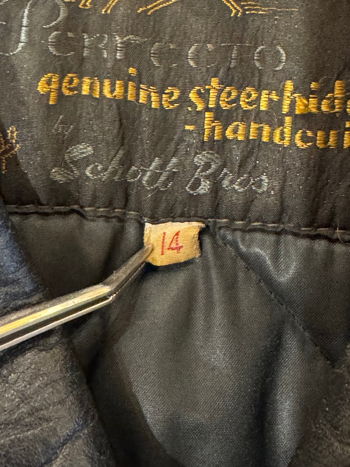 60s SCHOTT 퍼펙토 더블라이더자켓 (36) 상품이미지8