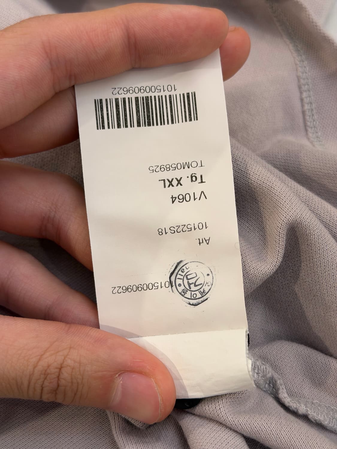 [XXL] 19ss 스톤아일랜드 베이직 로고 카라티 그레이 상품이미지6