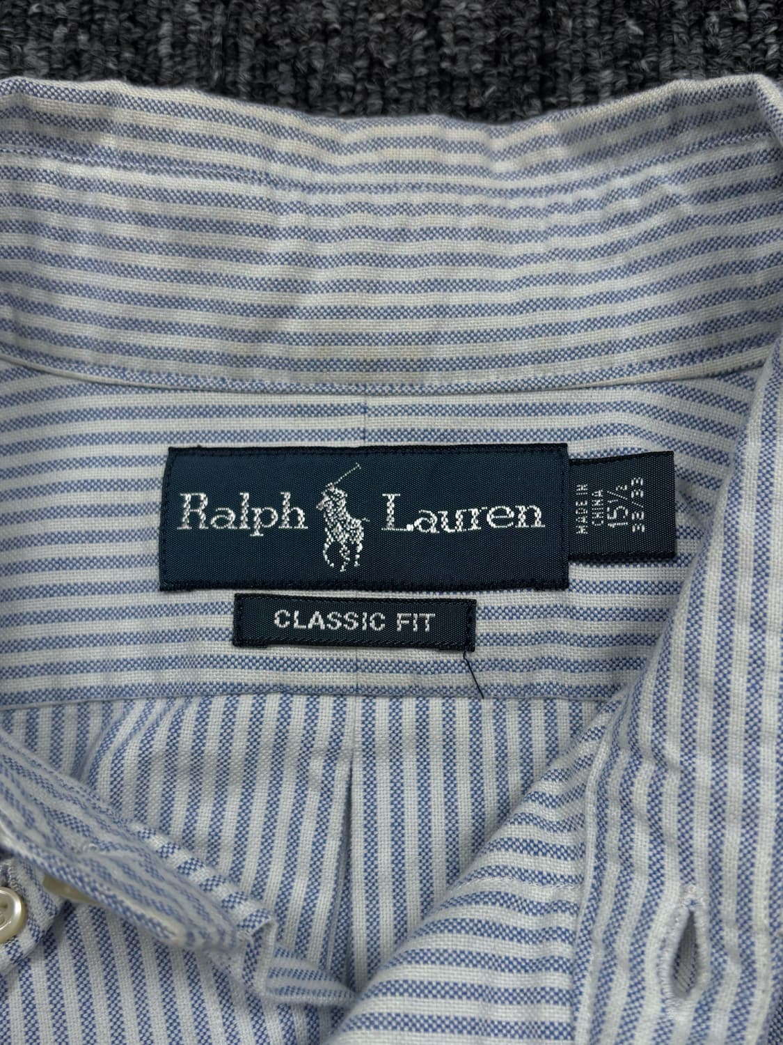 폴로 클래식 핏 스트라이프 셔츠 상품이미지5