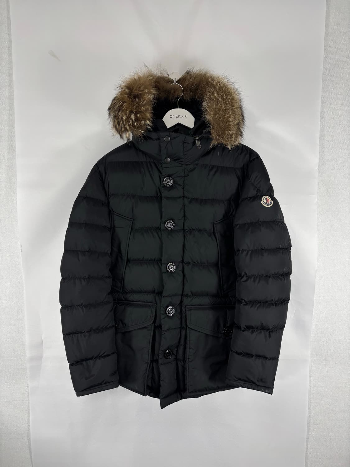 (크림판25년구매)23/24몽클레어 클루니 롱 다운 자켓  패딩 블랙 상품이미지1