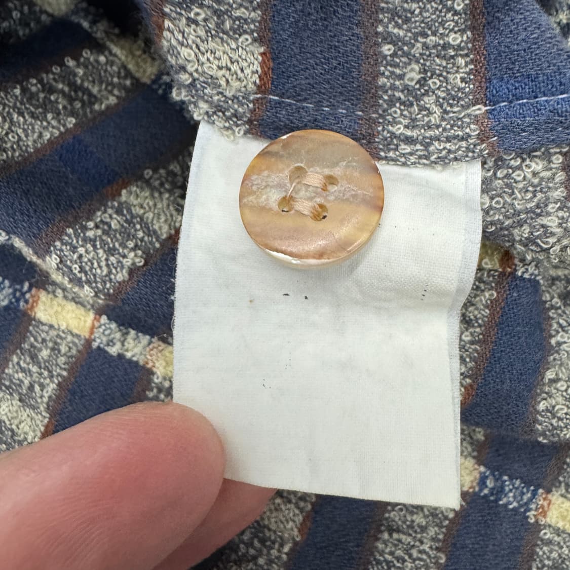 JPN 제팬 그런지 타올 체크 셔츠 상품이미지6