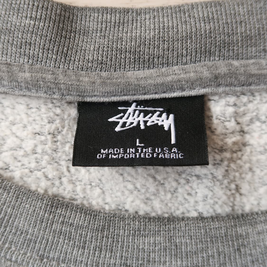 빈티지 스투시 로고 맨투맨 상품이미지4