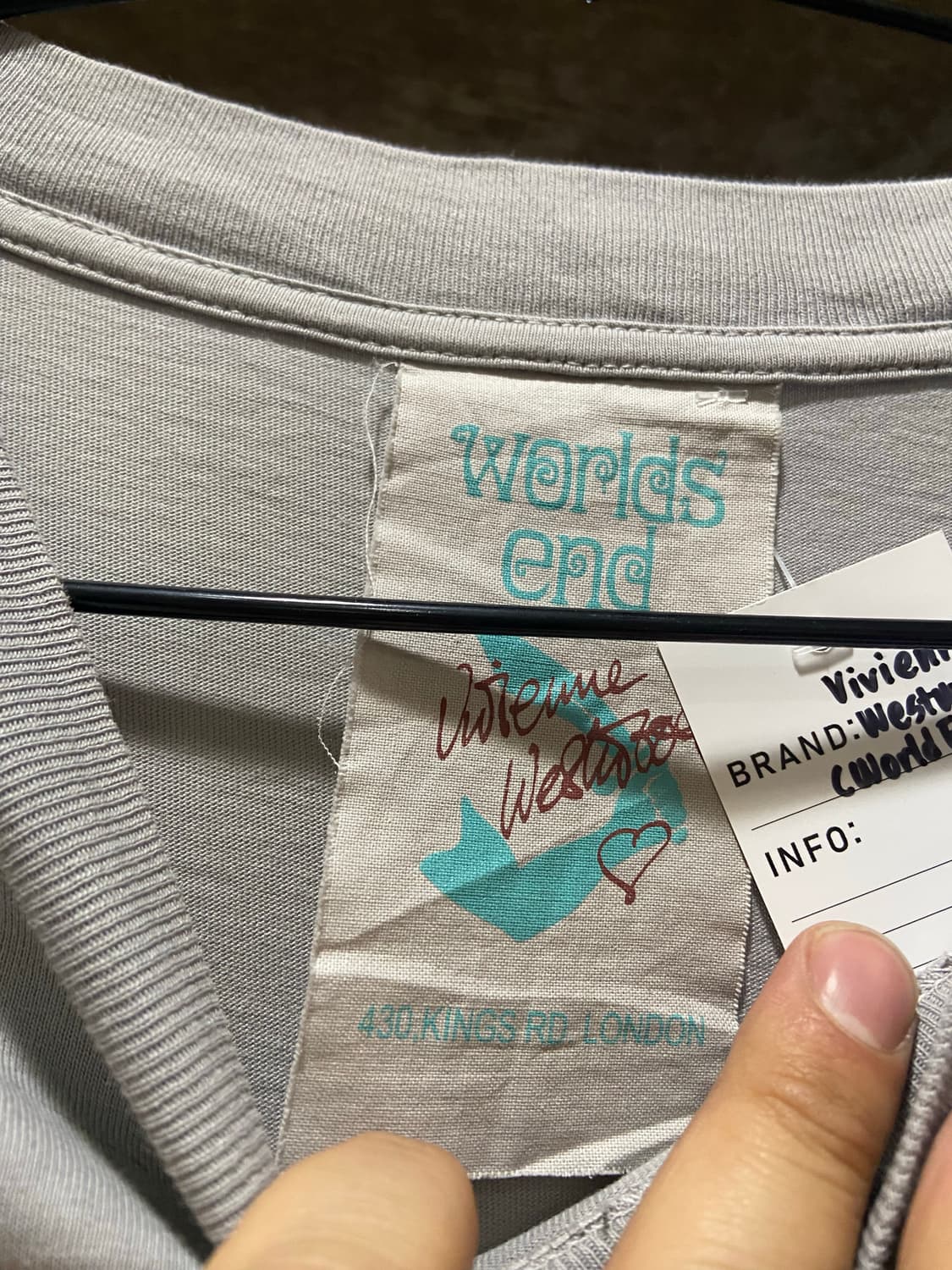 Vivienne Westwood 비비안 웨스트우드 월드 엔드 티셔츠 상품이미지4