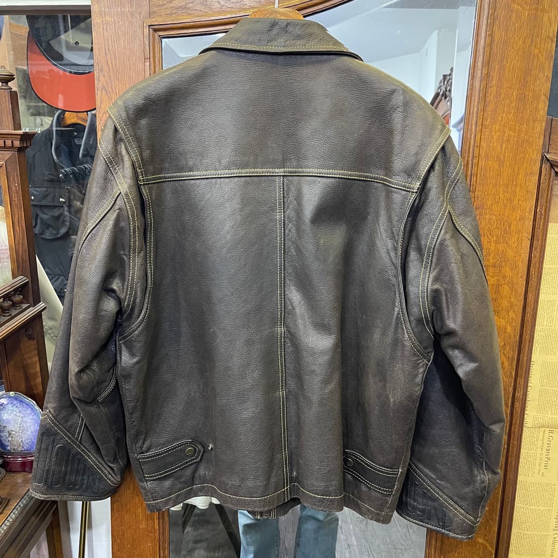 90's Vintage leather jacket 상품이미지9