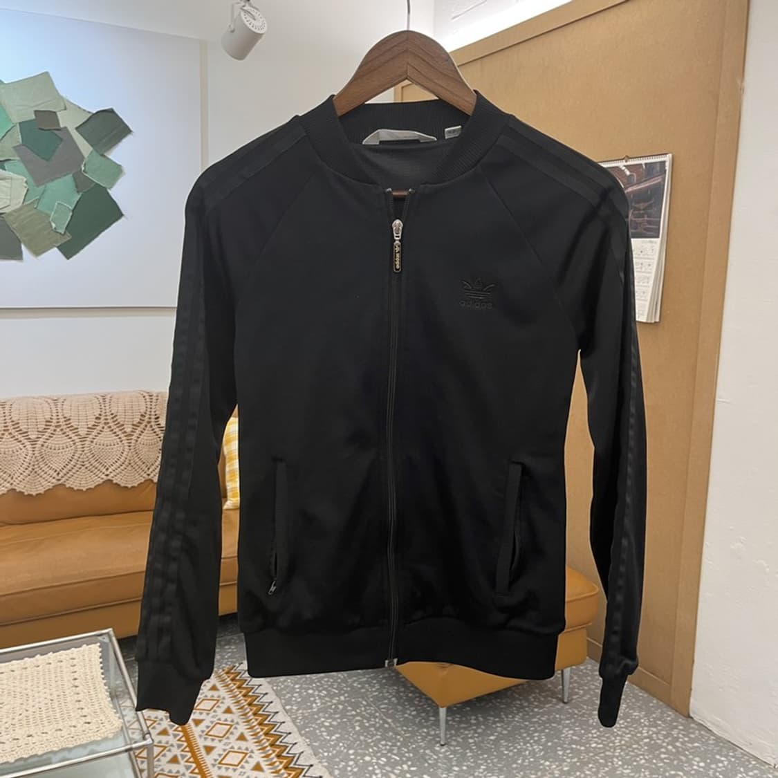 아디다스 유로파 슈퍼걸 락시크 올블랙 져지 집업 90 C10493 상품이미지3