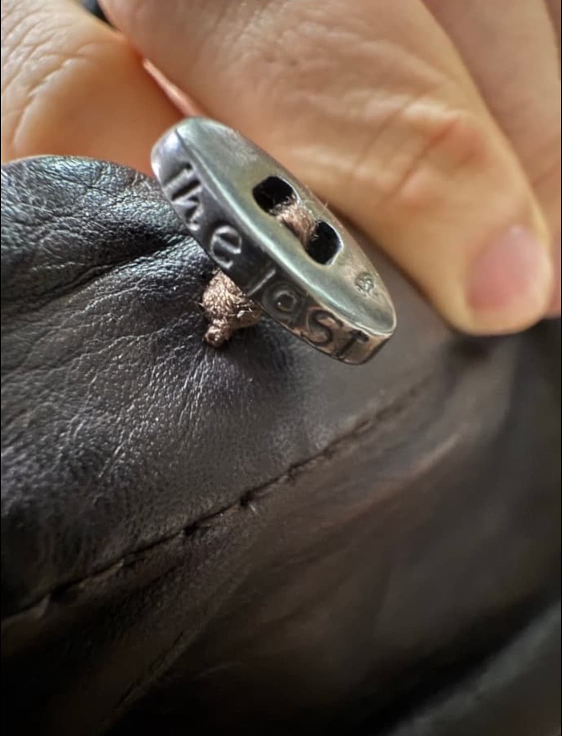 Carpe diem washable leather jacket 상품이미지5