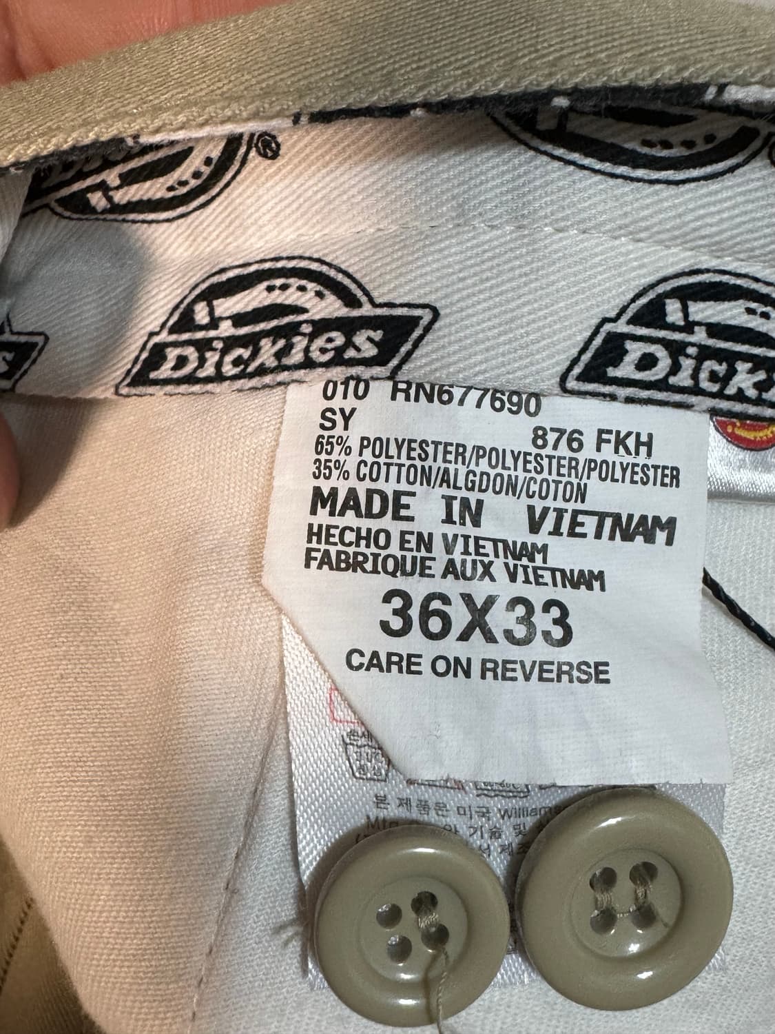 디키즈 빈티지 치노 팬츠 베이지 36 상품이미지5