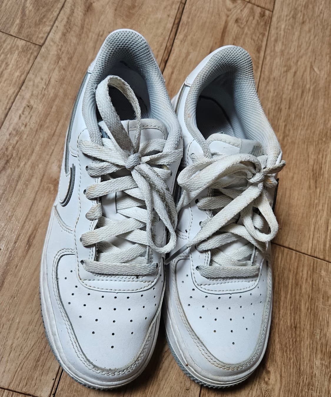 나이키 에어포스 화이트 울프그레이 운동화 스니커즈 상품이미지3