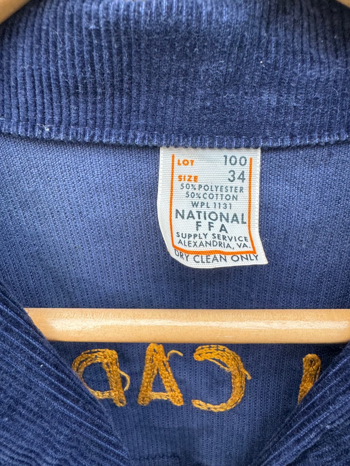 70s FFA 오리지널 빈티지 체인스티치 코듀로이 자켓 상품이미지6