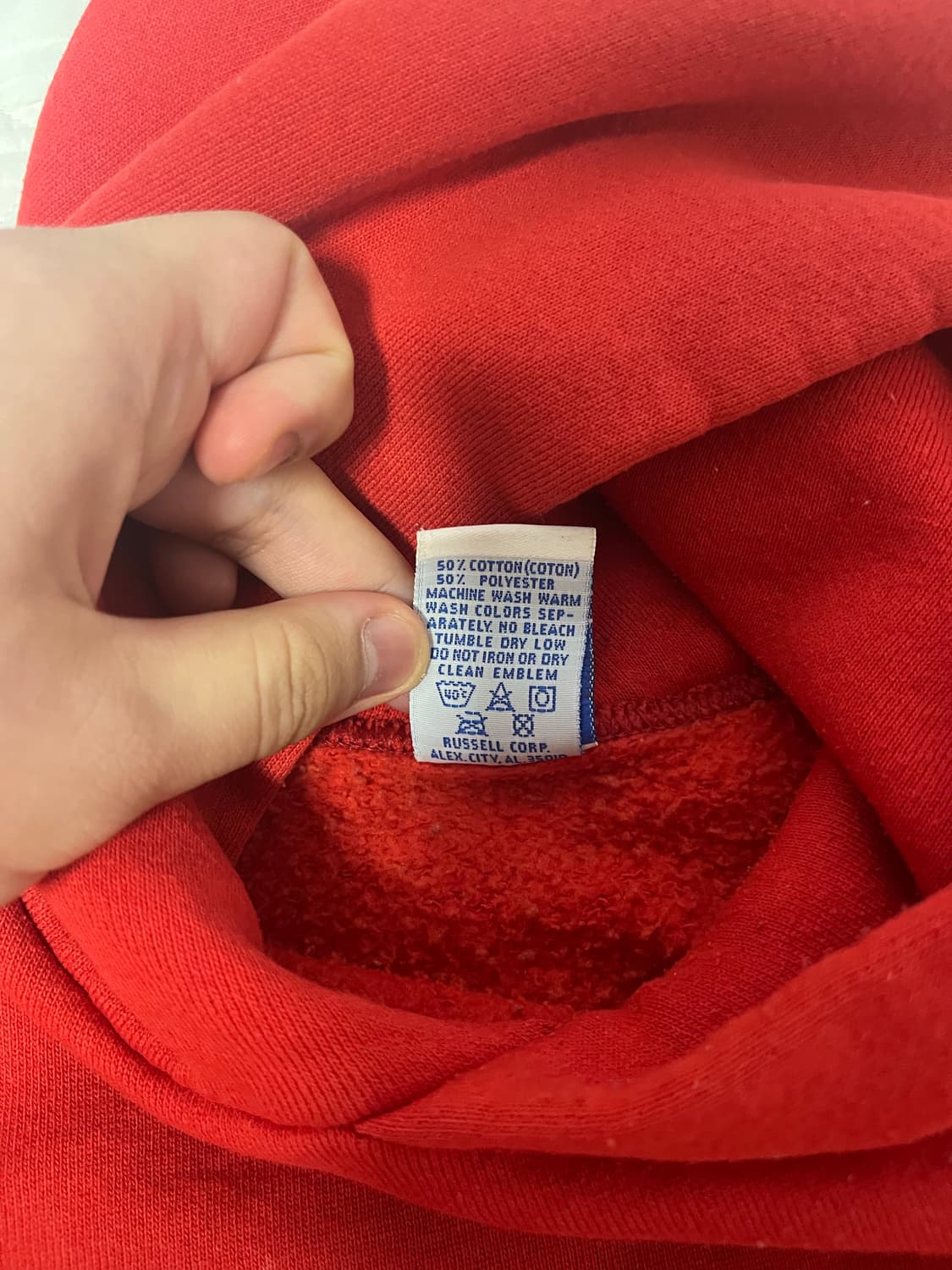 90s 러셀 50/50 후디 usa xl 상품이미지4