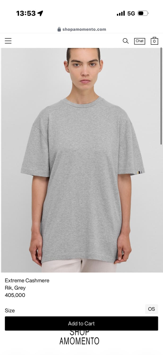익스트림 캐시미어 extreme cashmere Rilk 그레이 상품이미지1