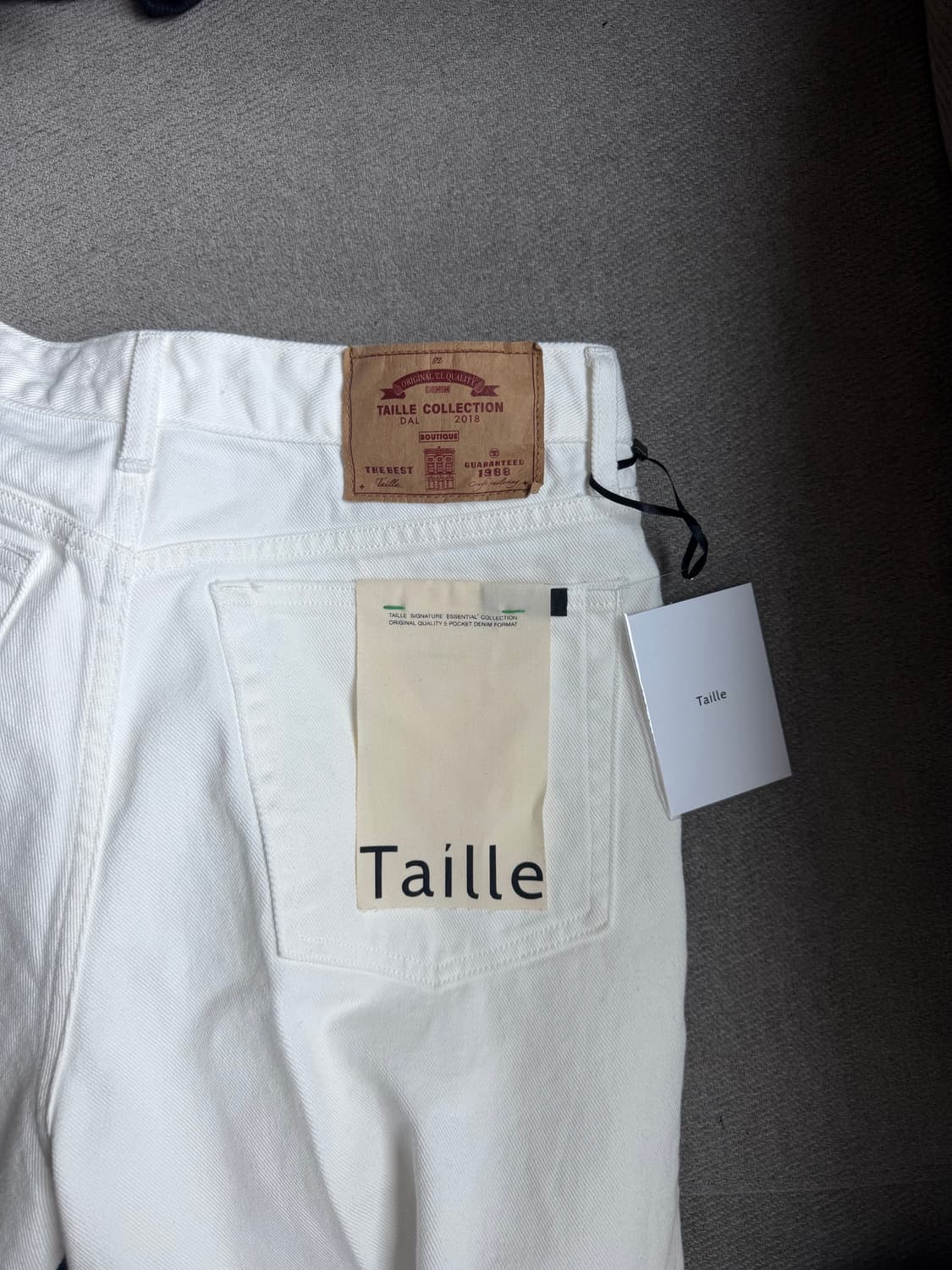 타일레 트라우저 팬츠 3사이즈 화이트 상품이미지2