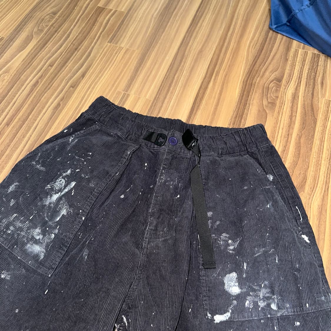 미니멀프로젝트 페인트 워싱 코듀로이 벌룬 팬츠 상품이미지3