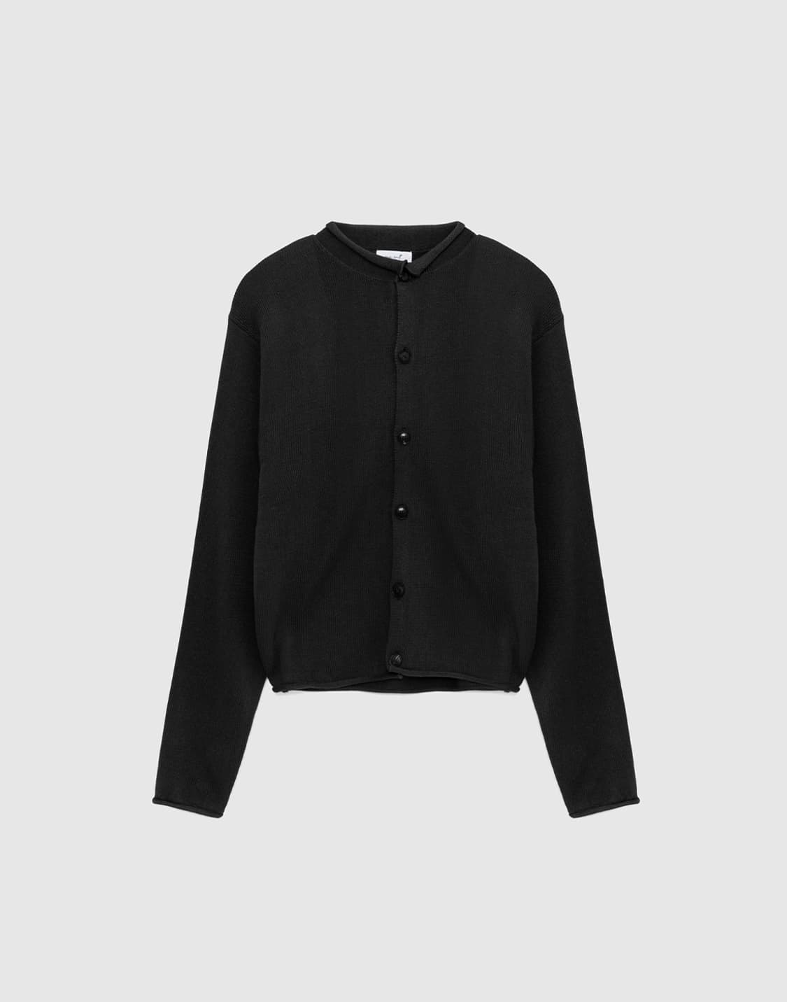 2 씨솔트 루프헴 가디건 블랙 미시착 새제품 판매 상품이미지1