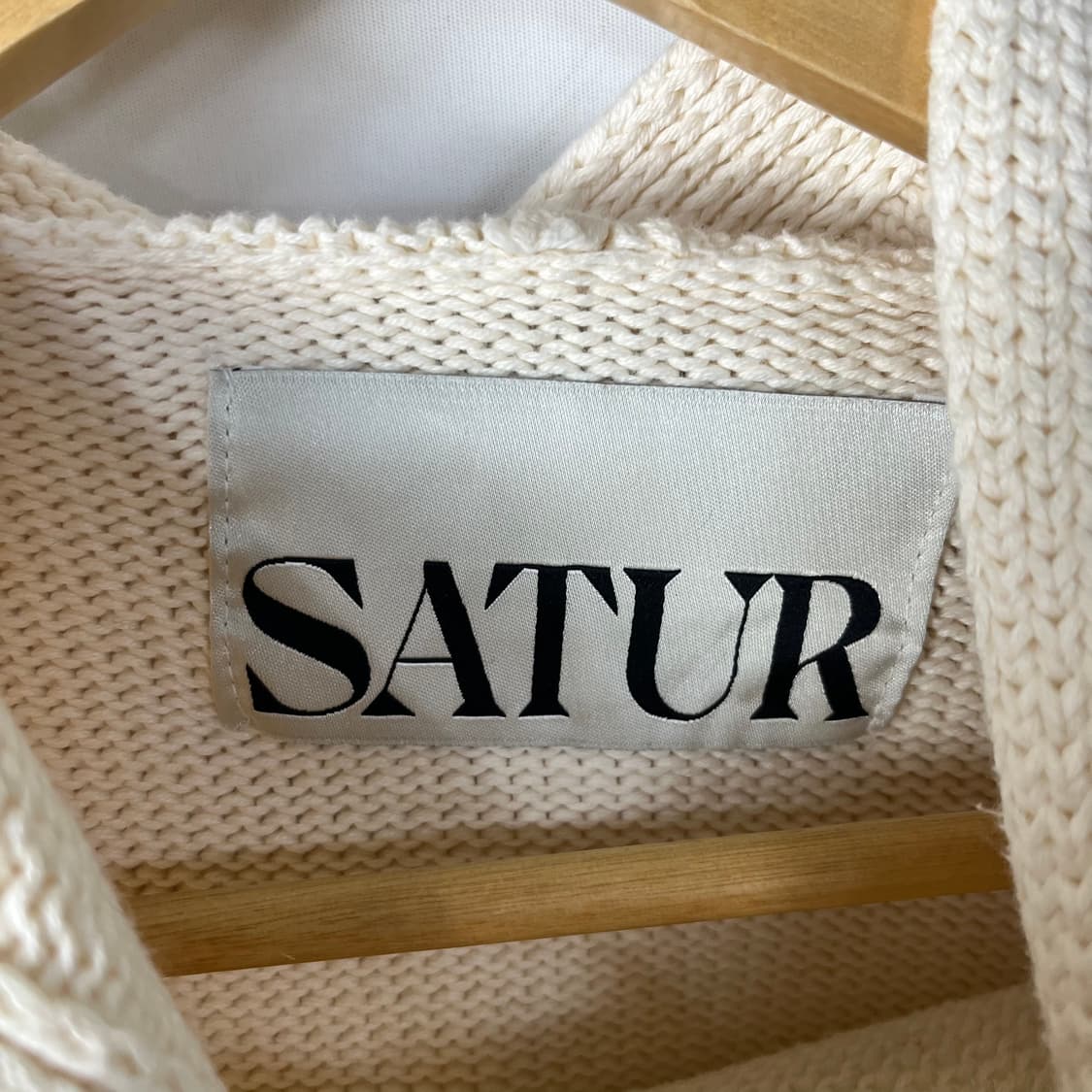 [SATUR] 세터 코튼 후디 니트 상품이미지5