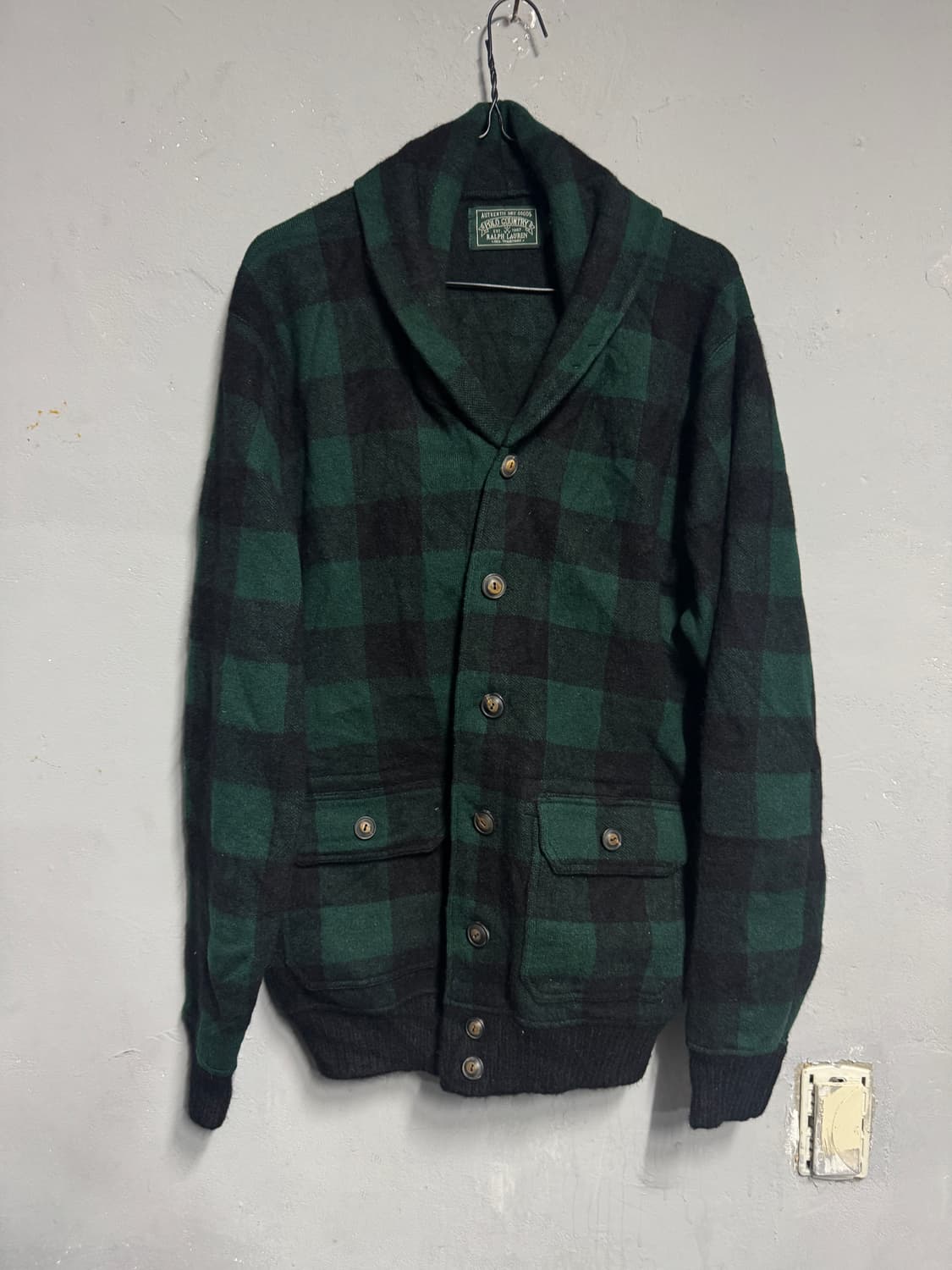 폴로 컨트리 램스울 가디건 M 상품이미지1