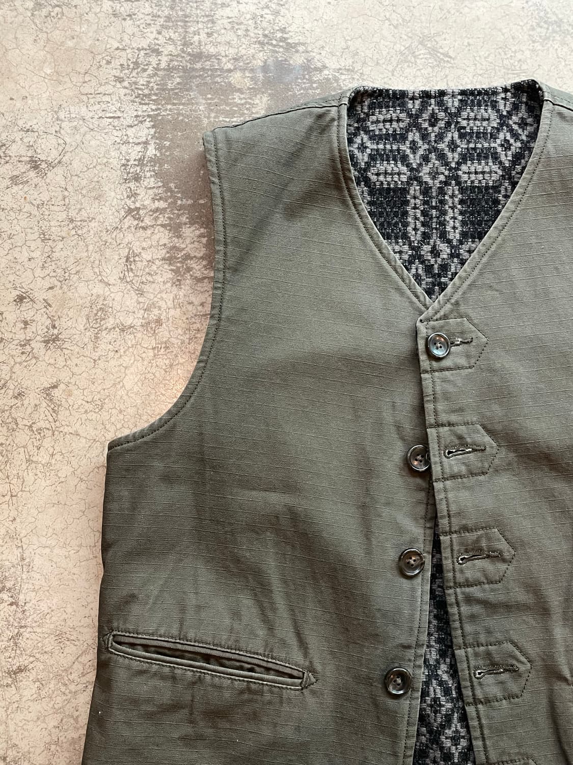 올드 엔지니어드가먼츠 엔가 리버시블 베스트 상품이미지7