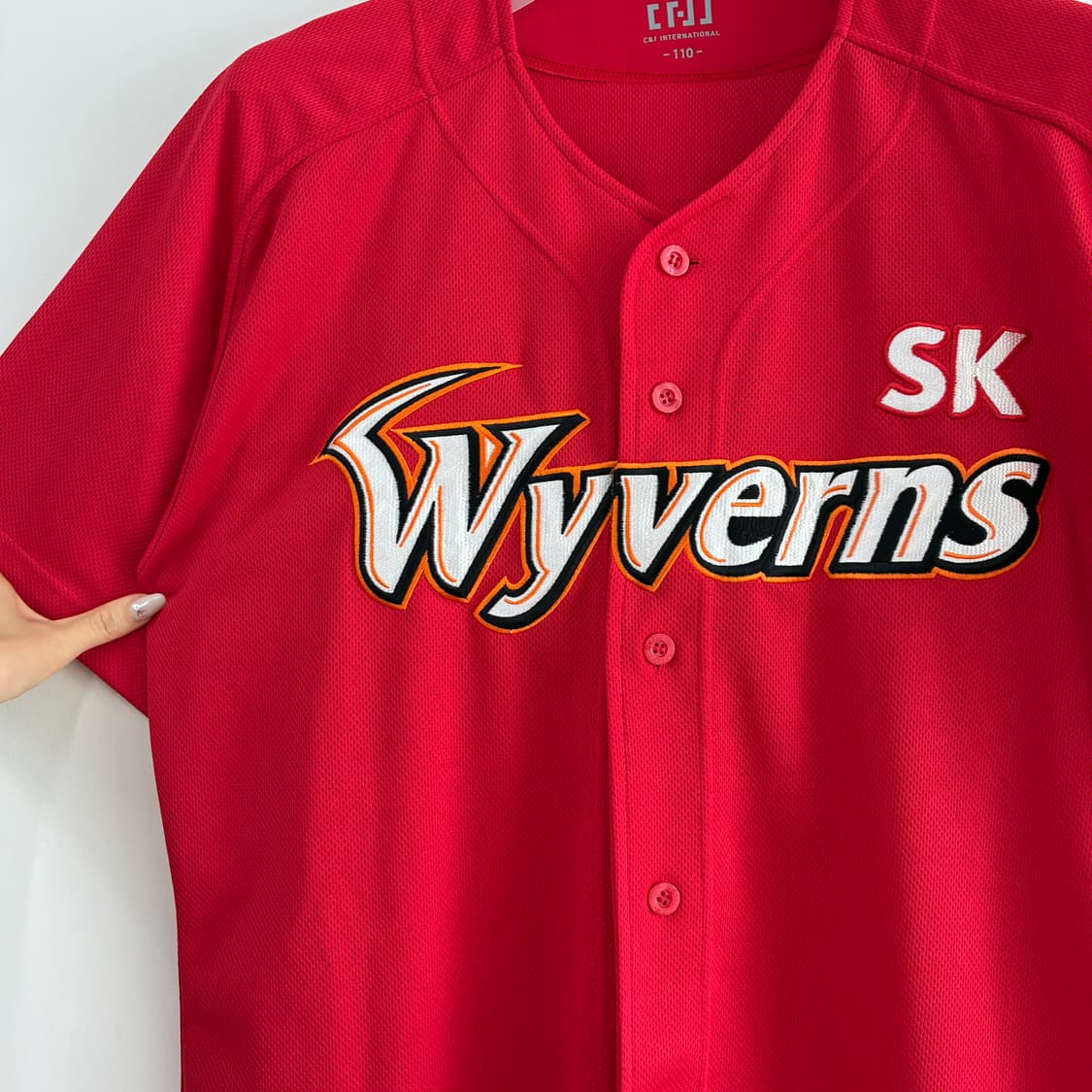 SK와이번스 김광현 마킹 야구 반팔 유니폼 상품이미지4