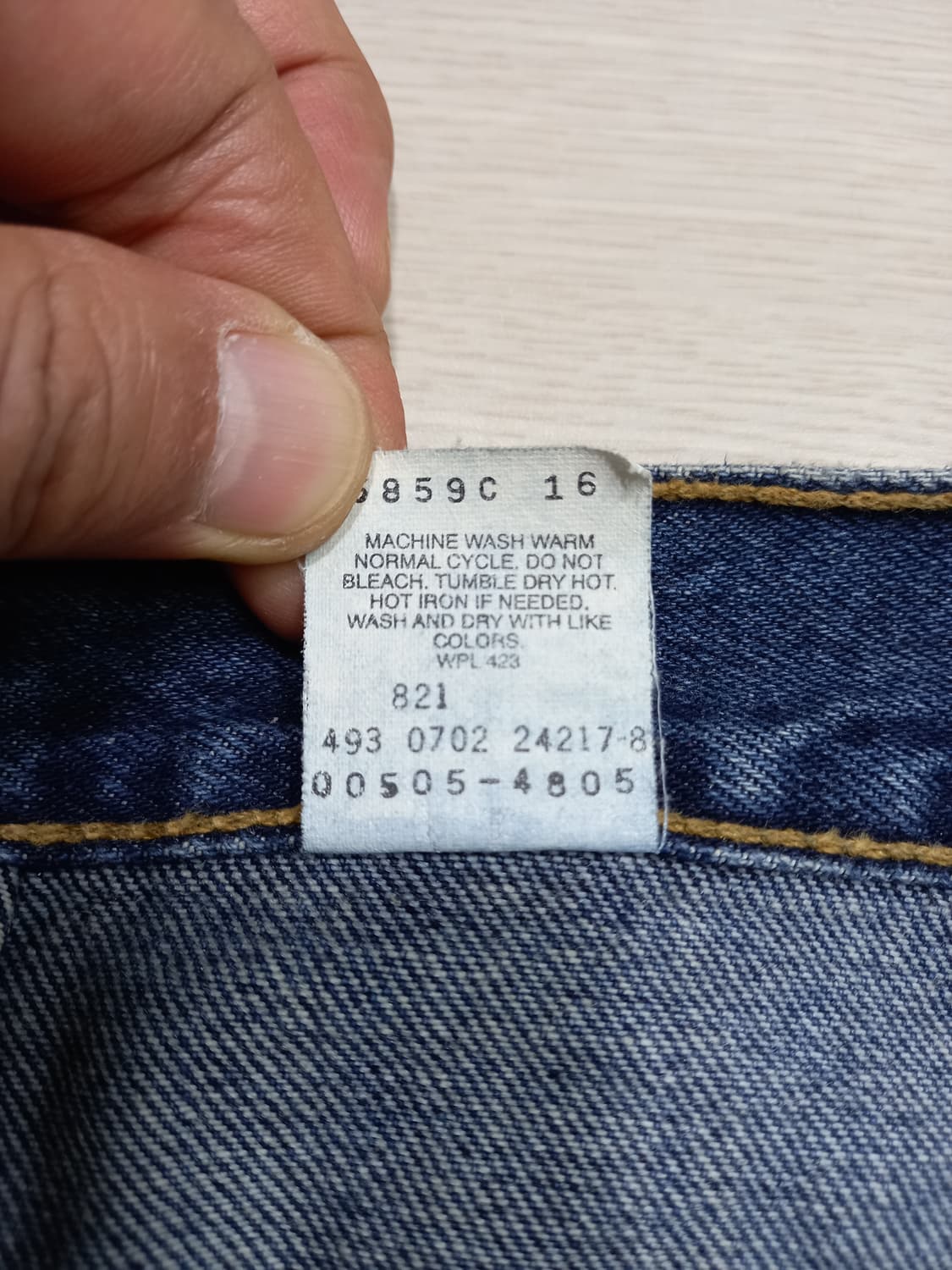 32 02's 리바이스505 Mexico RedPont 일자진32-265 상품이미지10