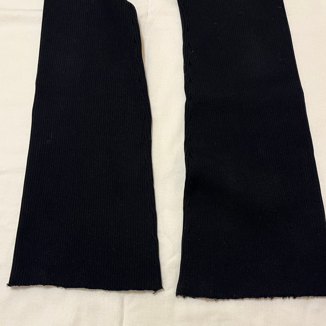 Cotton rib line pants 상품이미지4
