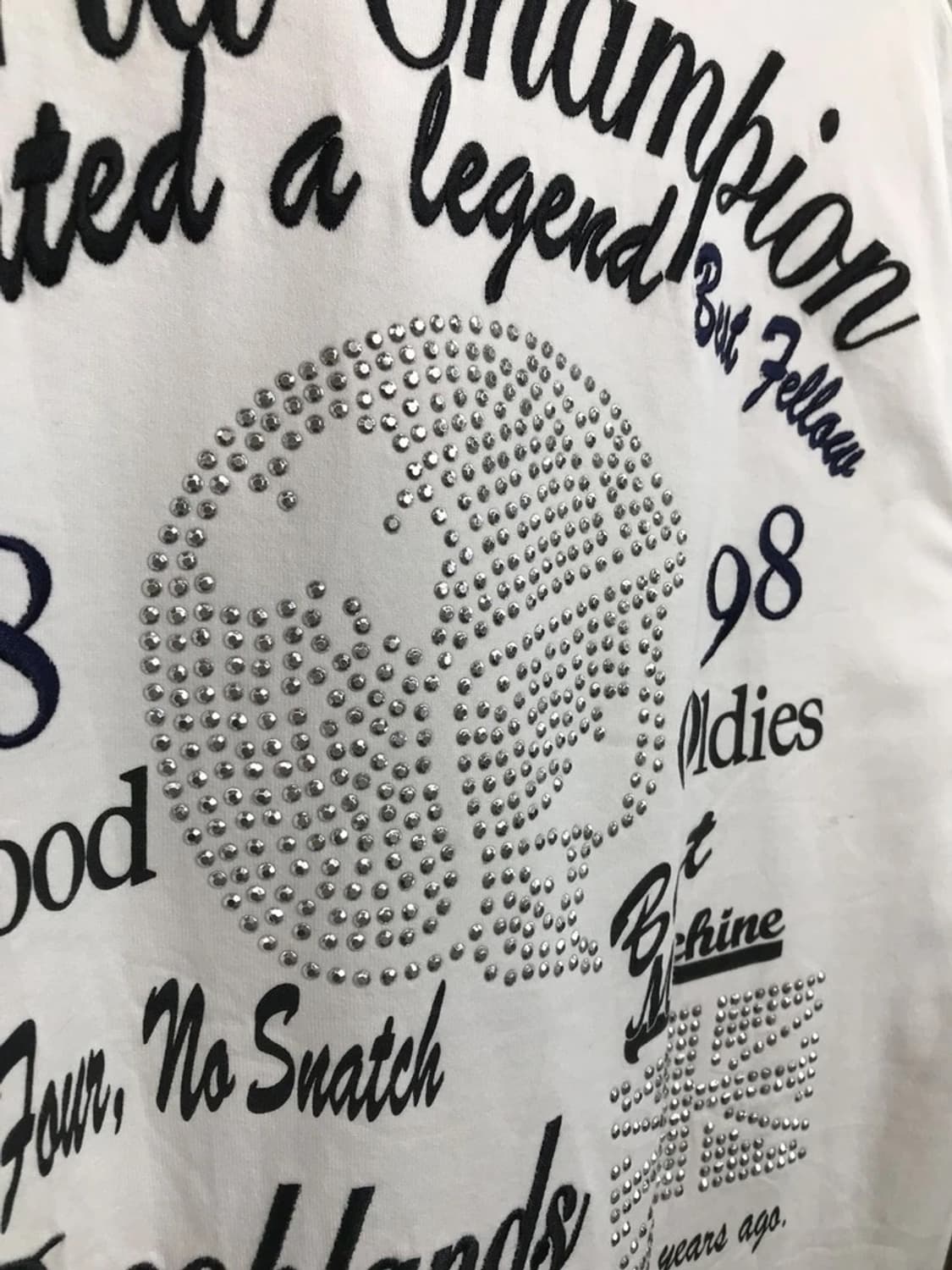 Norton Rhinestone Logo Slim Fit Tee 상품이미지6